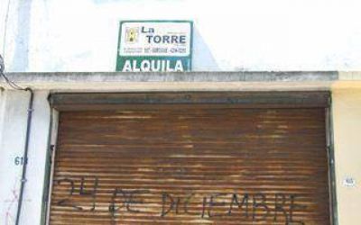 Cayeron los alquileres de locales en la Regi�n