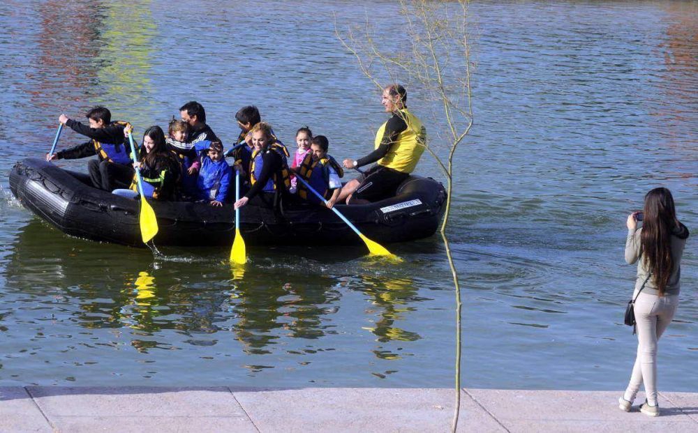 Los deportes de aventura se instalan en el Parque Central