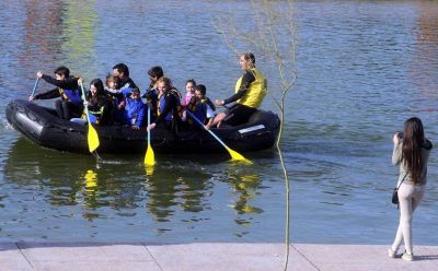 Los deportes de aventura se instalan en el Parque Central