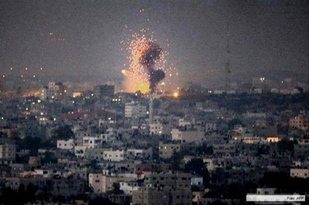 Gaza amaneci� con combates tras una noche de fuertes bombardeos
