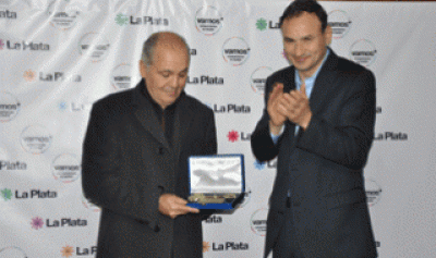 La Plata: Sabella recibi� la Llave de la Ciudad