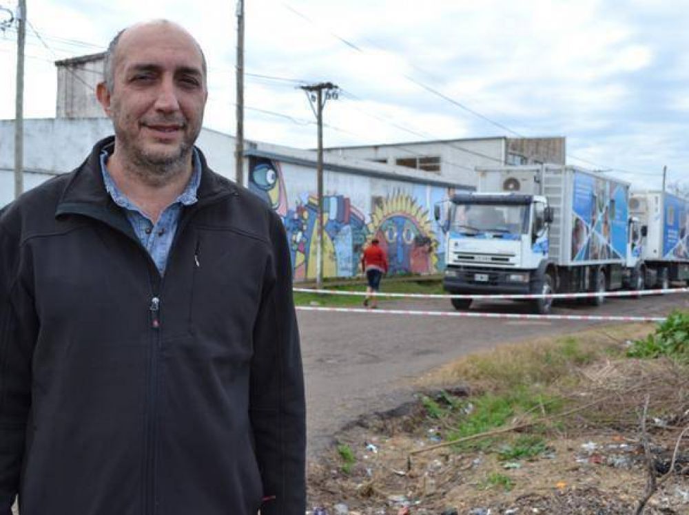 Diputado Torres destaca la llegada del trailer sanitario