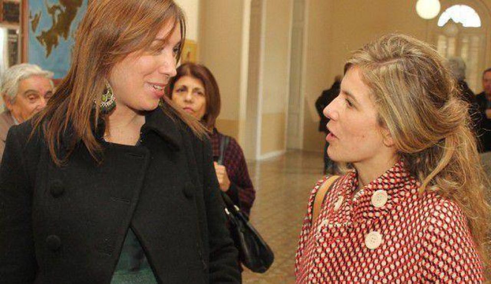 Laura Aprile acompa�� a Vidal por la provincia