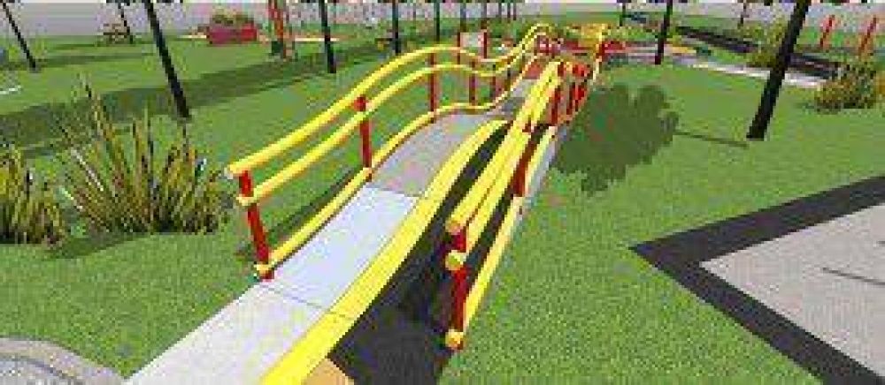 Crespo: Se inaugura plaza integradora con aportes de LAR y el municipio