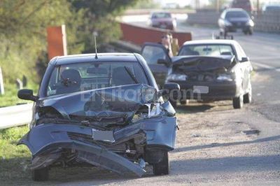 Choque m�ltiple en la Ruta 168