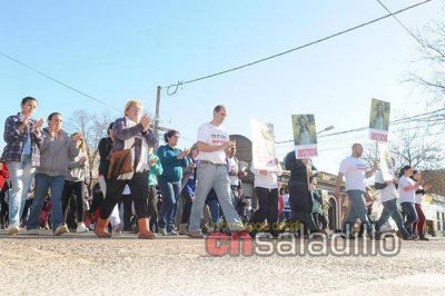 Pac�fica marcha pidiendo Justicia por Marisol