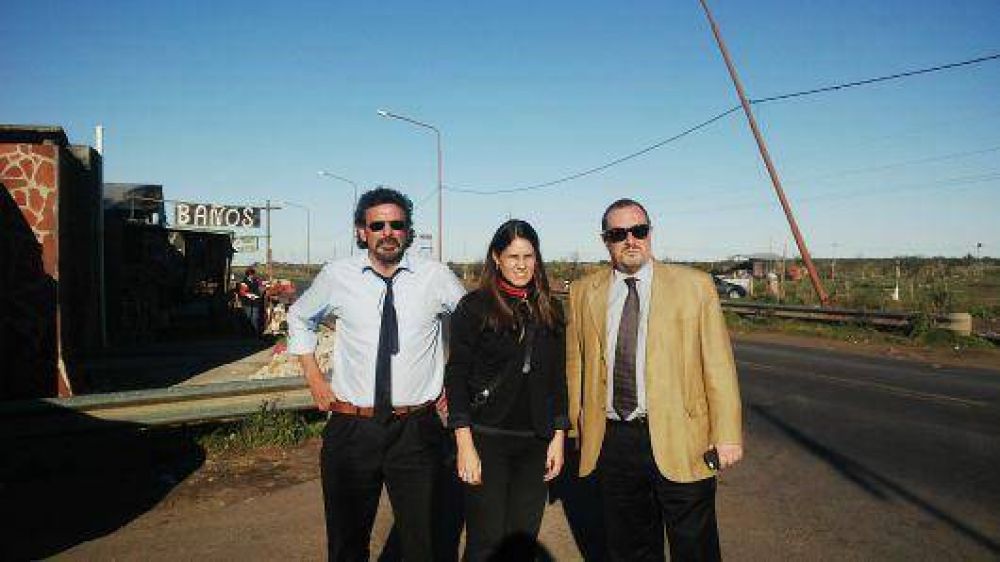 Prev�n construir un cercado en la ruta para garantizar la seguridad vial frente al predio del Gaucho Gil