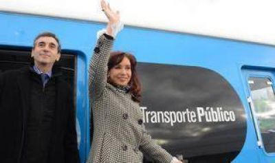 Cristina y Randazzo ponen en marcha siete trenes nuevos del Ferrocarril Sarmiento