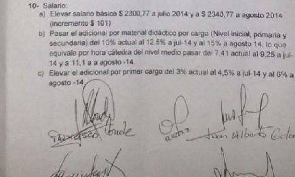 Docentes del MPL firman acuerdo con el Concejo General de Educaci�n