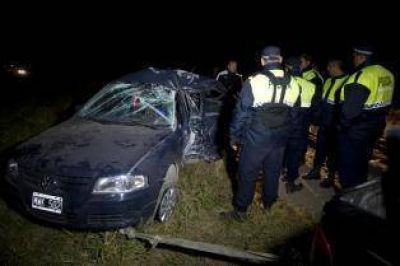 La alcoholemia dio positivo, huy�, choc� y se mat�