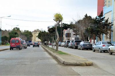 Comienzan las obras en avenida Yrigoyen