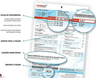 LOS INCREMENTOS EN LA TARIFA DE GAS PODR�AN LLEGAR A LOS 4 MIL PESOS