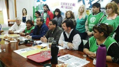 ATE y docentes, juntos en el paro de hoy