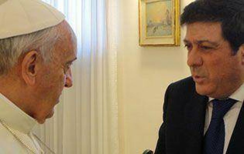 Mariotto se reuni� con el Papa en el Vaticano