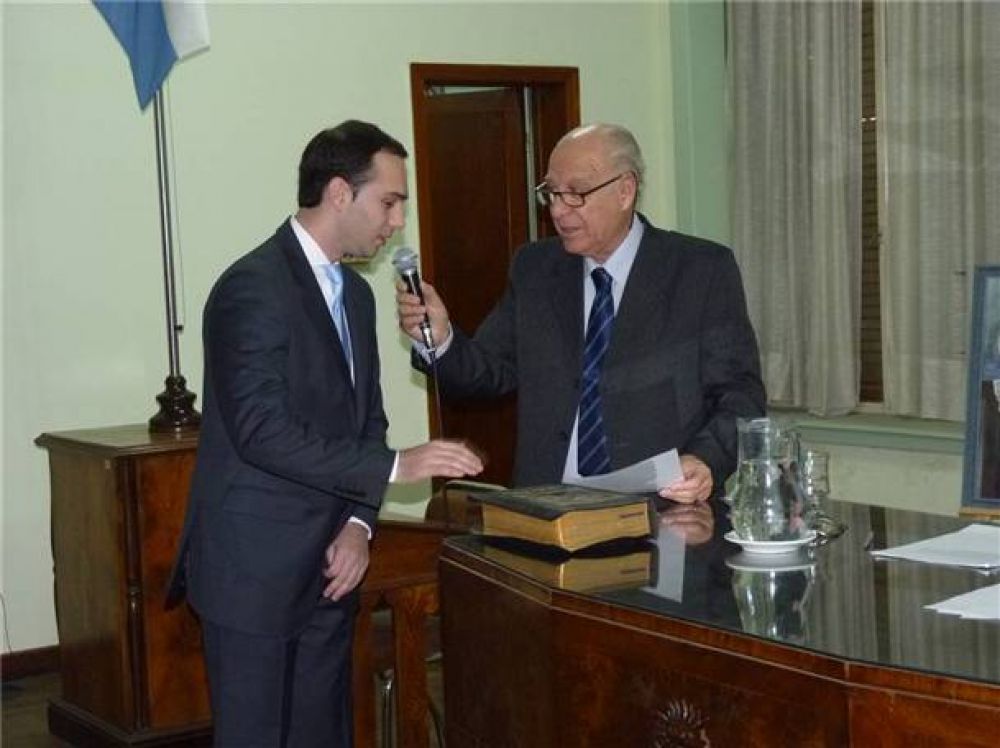 Franco Canepare jur� como Juez de Faltas Municipal