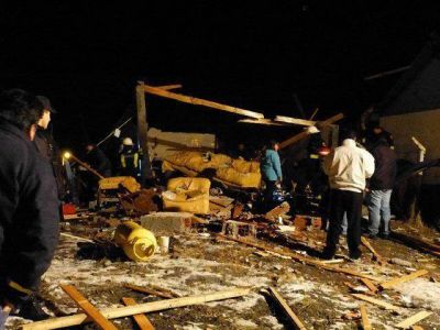 Una casa �explot� en R�o Turbio