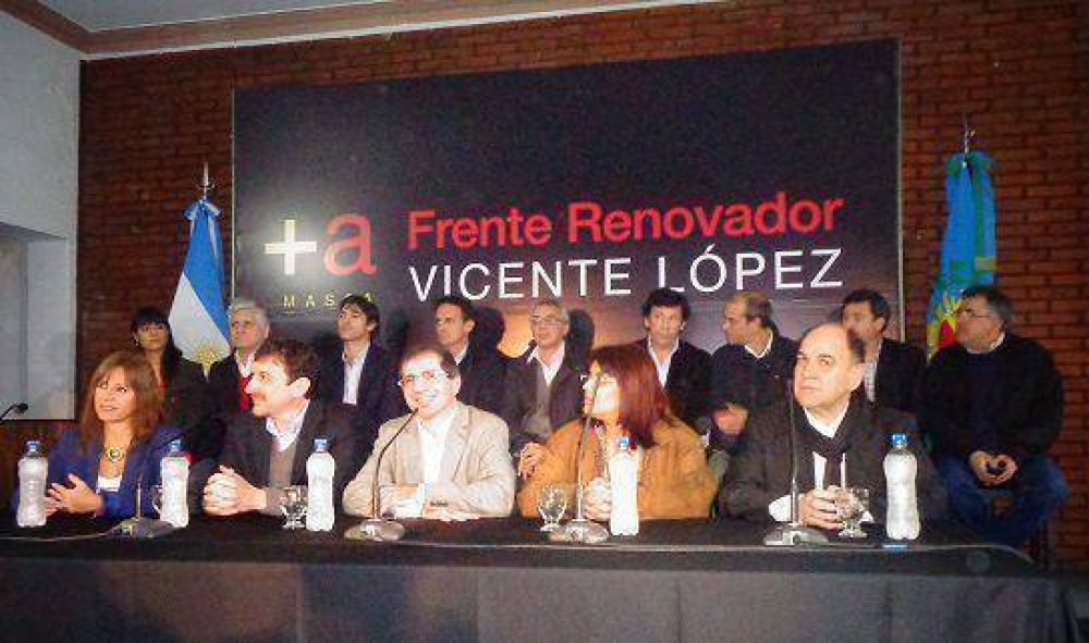 Presentaron el bloque de ediles del Frente Renovador en Vicente Lpez