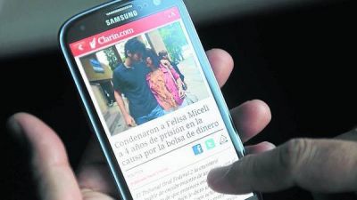 M�s argentinos se conectan desde el celu