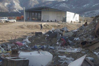 Avanza la obra de la planta de clasificaci�n en el Vertedero