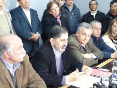 Paro � Respaldo al intendente Jorge frente al conflicto con el SEOM