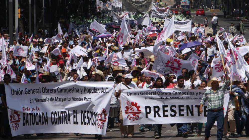 M�xico: 70.000 campesinos reclamaron una reforma agraria que acabe con los monopolios