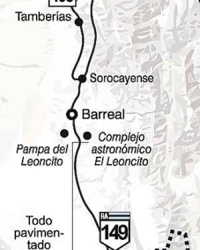Un corredor vial clave est� frenado del lado mendocino