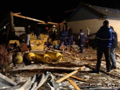 Herida en explosi�n de vivienda ser� trasladada a R�o Gallegos