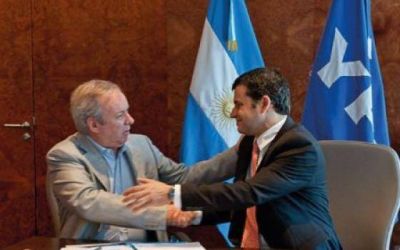 Peralta se reuni� con Galuccio y analizaron obras de infraestructura por parte del sector petrolero