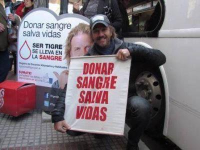La unidad m�vil de extracci�n de sangre estuvo en General Pacheco 