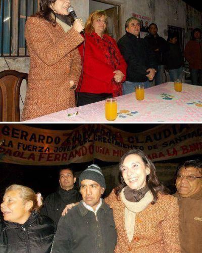 Vecinos de La Banda recibieron a los candidatos del Frente C�vico