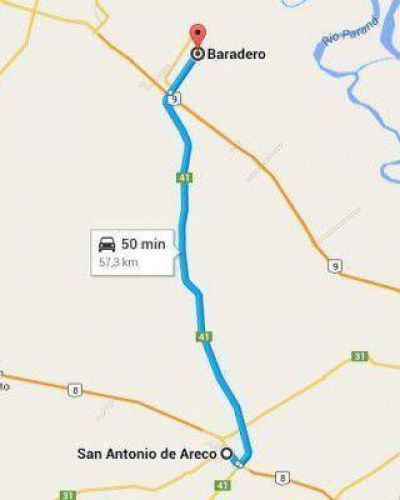 Desde Baradero: Vecina reclama por el p�simo estado de la Ruta N� 41