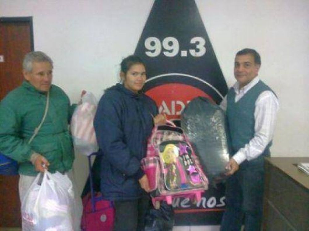 Se incendi� su vivienda: Comenz� a llegar la ayuda