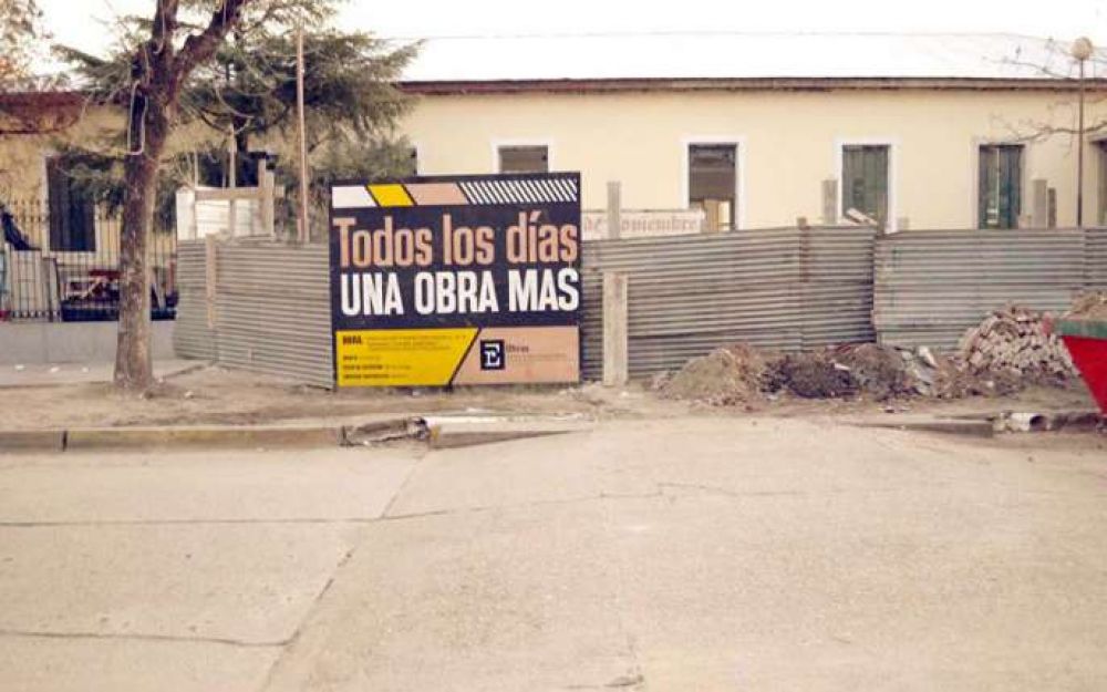 Avanzan las obras en escuelas de la ciudad