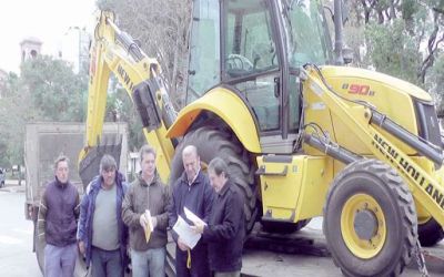 Incorporan m�quina para trabajos en la red cloacal