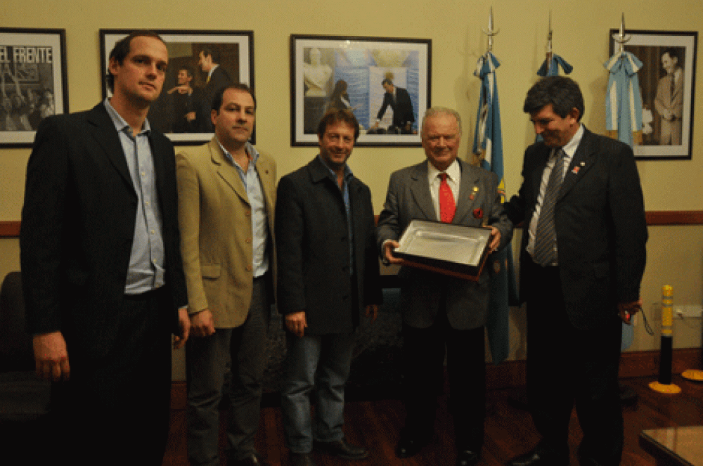 El Gobernador Distrital del Rotary Club visit Chivilcoy 