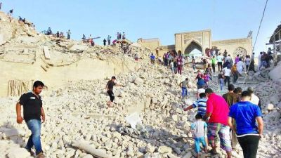 Los integristas de Irak demolieron una mezquita milenaria