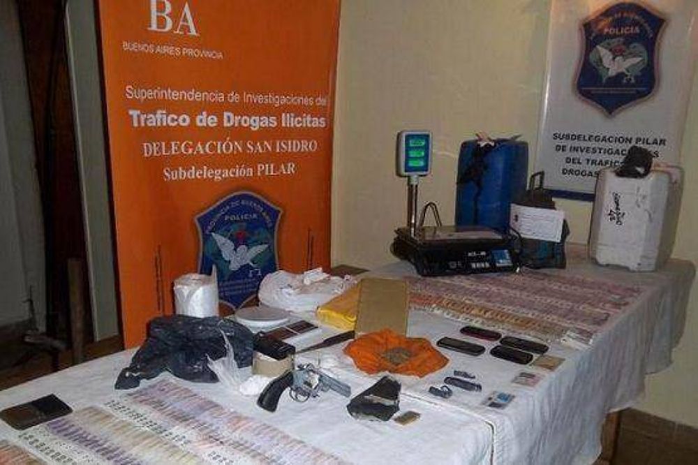  Desmantelaron un laboratorio clandestino de coca�na en Pilar