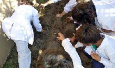 General Villegas: Alumnos de primaria crean una huerta org�nica