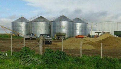 Se incendi� el cereal de un silo detr�s del Cementerio