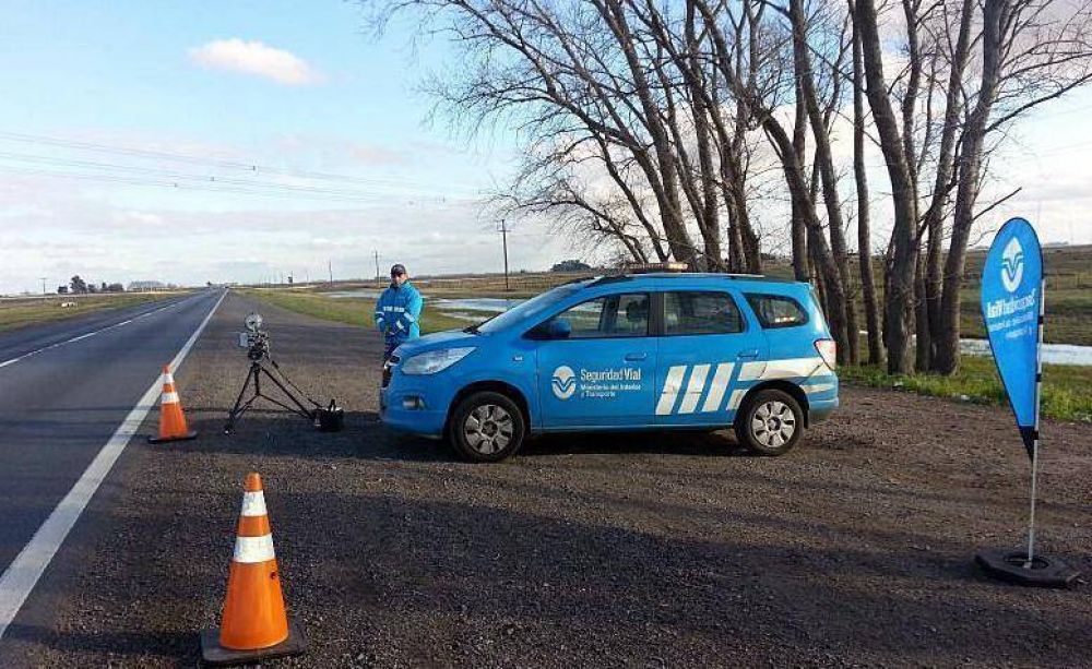 Realizaron m�s de 700 infracciones por exceso de velocidad en rutas