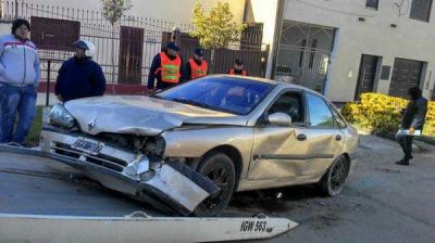 Conductor ebrio escap� de control de alcoholemia