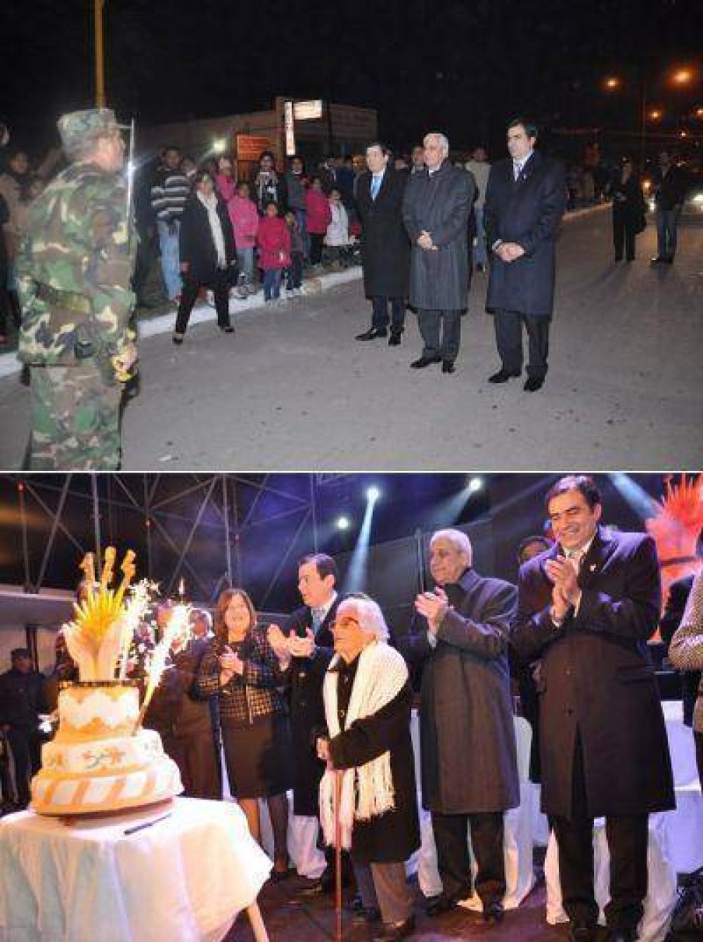 El Vicegobernador Neder y el Senador Zamora presidieron los festejos del 124 Aniversario de la ciudad de Fernndez