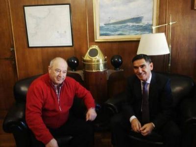 Fern�ndez se reuni� con el Subsecretario de Pesca de Naci�n