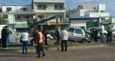 Avenida Ferr�: choque m�ltiple entre dos camiones, camioneta y autom�vil