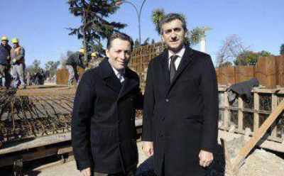 Randazzo evalu� obras viales en Esteban Echeverr�a	