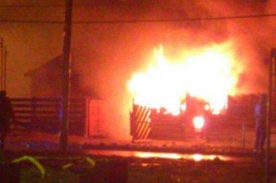 Incendio consumi� la totalidad de una vivienda