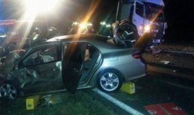 San Antonio de Areco: Un muerto y dos heridos tras choque en Ruta 8