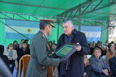Gioja particip� de la celebraci�n del aniversario de Gendarmer�a Nacional