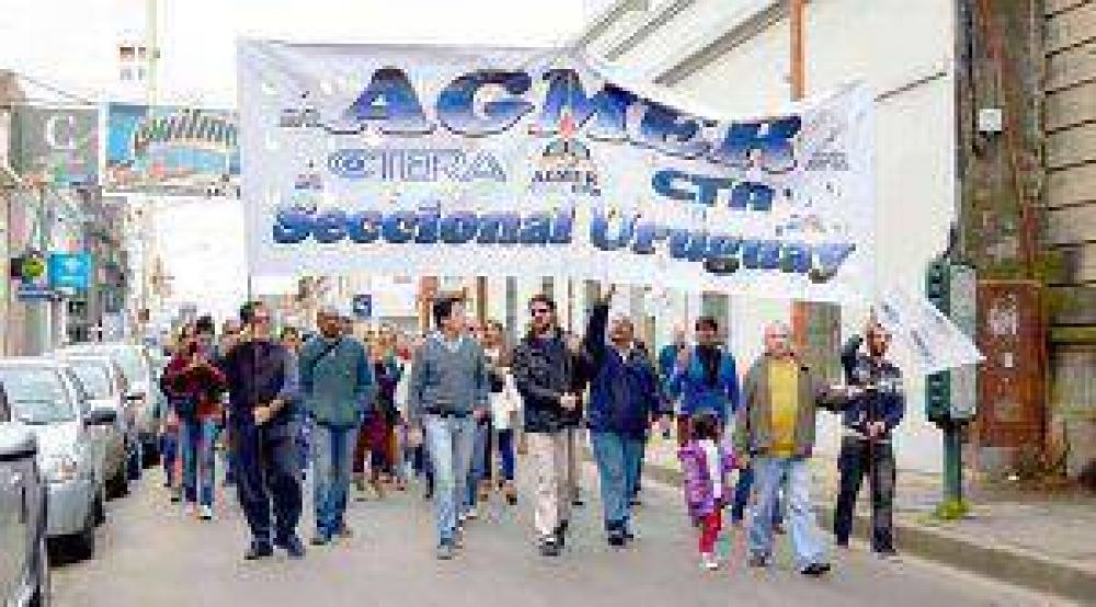 Movilizaci�n de docentes en el segundo d�a del paro
