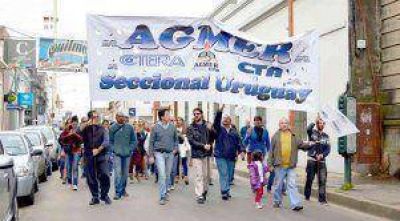 Movilizaci�n de docentes en el segundo d�a del paro